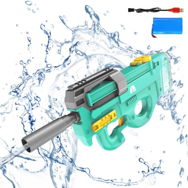 003c5f5a-4298-4399-8224-db1086d32e29.jpg New P90 Electric Water Gun High-Tech Kids Toys Outdoor Beach Pool Large Capacity Summer Gel Blasting Water Gun For Adults