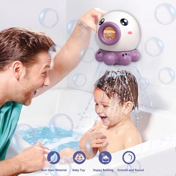 07af0bec-cedd-4d17-9633-1c6f68345dd4.jpg Octopus Fountain Bath Toy Water Jet Rotating Shower Bathroom Toy Summer Water Toys Sprinkler Beach Toys Kids Water Toys