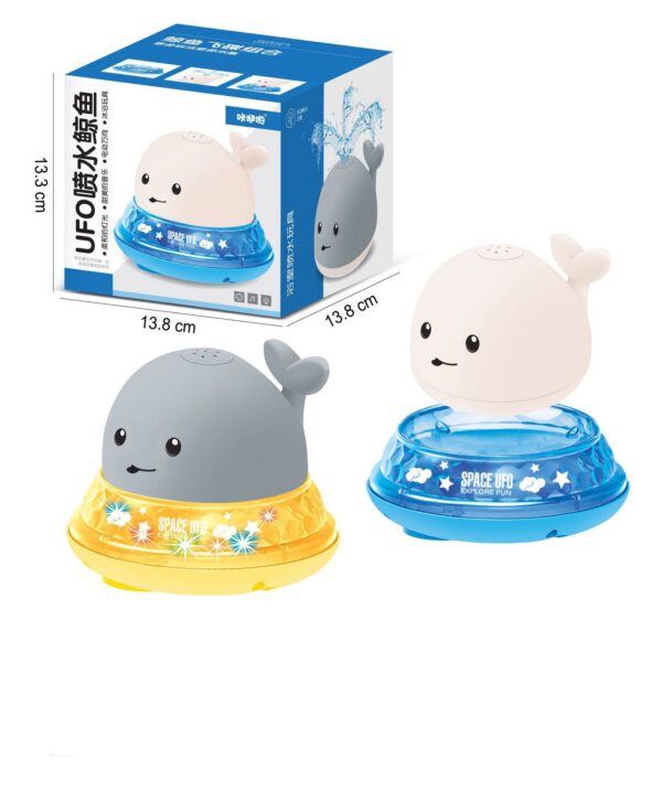 1614571611633.jpg Baby Cute Cartoon Whale Floating Spraying Water Bath Toys With Light Music LED Light Baby Toys