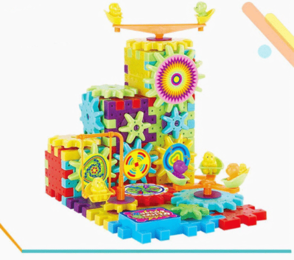 1616307626322.png Electric Gears 3D Model Building Kits Plastic Brick Blocks Educational Toys for Kids