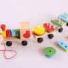 19f45e39-fea5-447f-a819-93e0acf1a579.jpg Wooden Train Three-section Tractor Toy Children's Intelligence Puzzle Toys Educational Toys