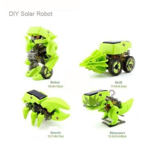 288199392147.jpg High Tech DIY 4in1 Transforming Solar Powered DinoRobot