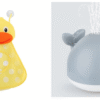 New Baby Bathroom Bath Electric Induction Whale Spray Small Toy