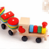 4326029660160.png Wooden Train Three-section Tractor Toy Children's Intelligence Puzzle Toys Educational Toys