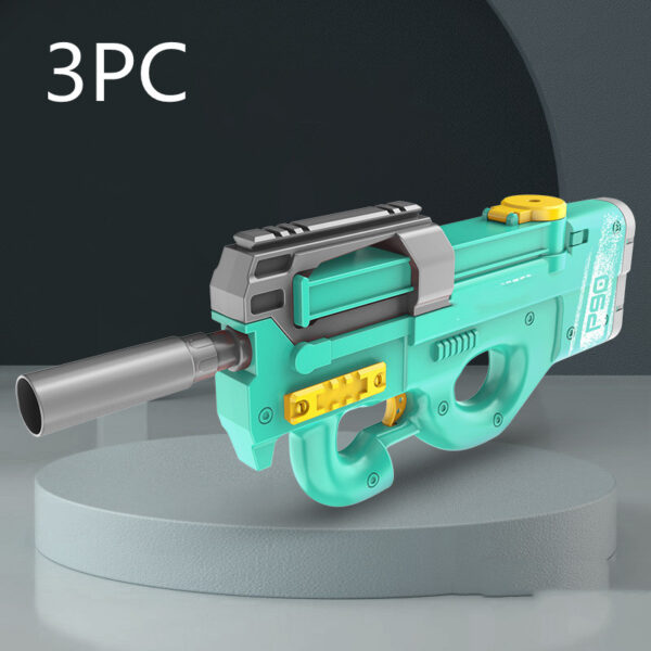 45e5f736-d3a0-4b0d-a59e-0408f79db5b9.jpg New P90 Electric Water Gun High-Tech Kids Toys Outdoor Beach Pool Large Capacity Summer Gel Blasting Water Gun For Adults