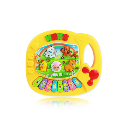 632650114021.png Educational Toys Farm Animal Keyboard Musical Instrument Child Baby Toys