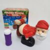 Electric Santa Claus Bubbles Machine Blowing Bubbles Music Light Entertainment Toy Prank Funny Ornament Christmas Gifts Christmas Decorations