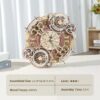 aecb6261-b3b9-4af2-8eec-ecacff108594.jpg Robotime ROKR Zodiac Wall Clock 3D Wooden Puzzle Model Assembly Toys Gifts for Children Kids Teens LC601 Support Dropshipping