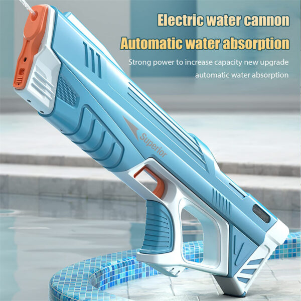 dad5e207-4bde-42ff-927c-29374fb8983f.jpg Summer Full Automatic Electric Water Gun Toy Induction Water Absorbing High-Tech Burst Water Gun Beach Outdoor Water Fight Toys
